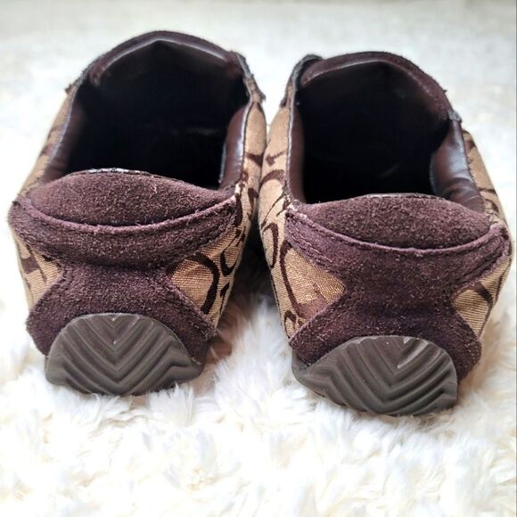 Guess Lace-Up & Velcro Sneakers With Signiture Monogram Pattern - Brown - Picture 11 of 14